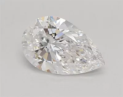0.79ct D VVS2 Rare Carat Ideal Cut Pear Lab Grown Diamond