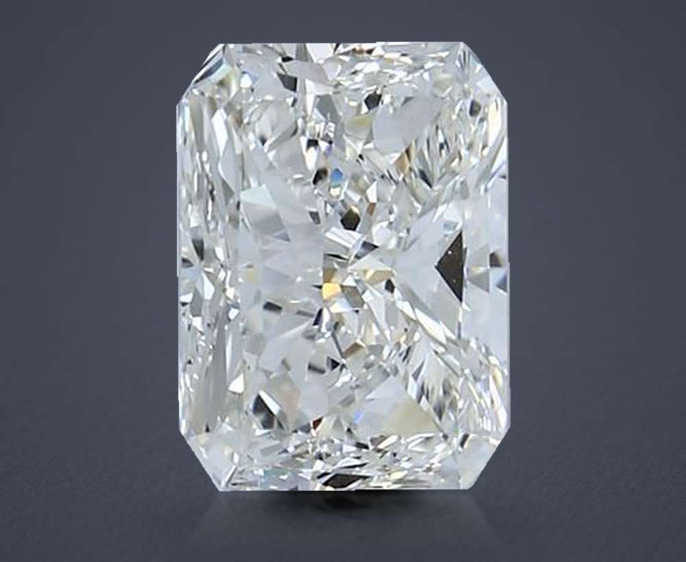 2.08ct I VS1 Rare Carat Ideal Cut Radiant Diamond