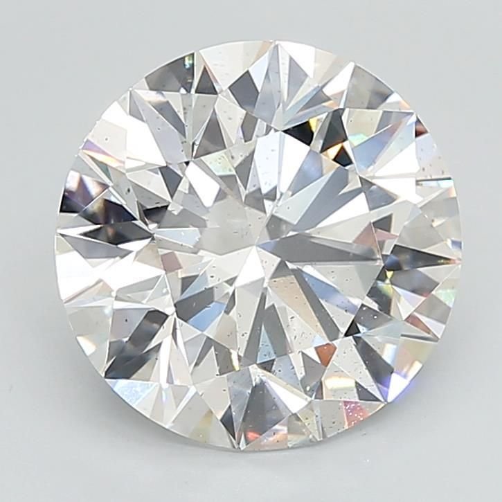 7.30ct F SI1 Rare Carat Ideal Cut Round Lab Grown Diamond