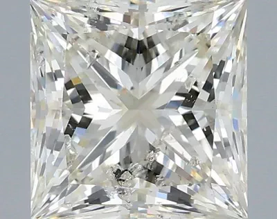 1.52ct K SI2 Rare Carat Ideal Cut Princess Diamond