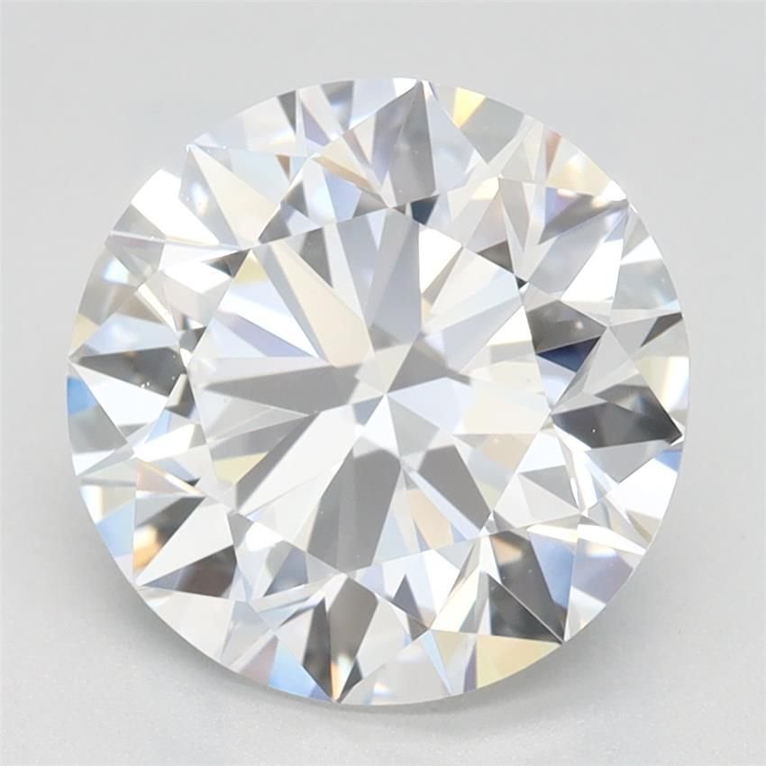3.01ct D IF Rare Carat Ideal Cut Round Lab Grown Diamond