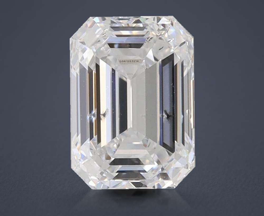 1.00ct D SI2 Excellent Cut Emerald Lab Grown Diamond