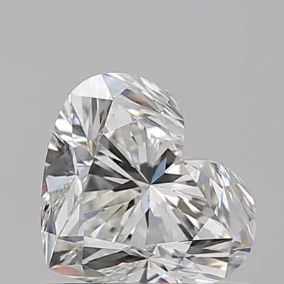 0.74ct H VS2 Rare Carat Ideal Cut Heart Diamond