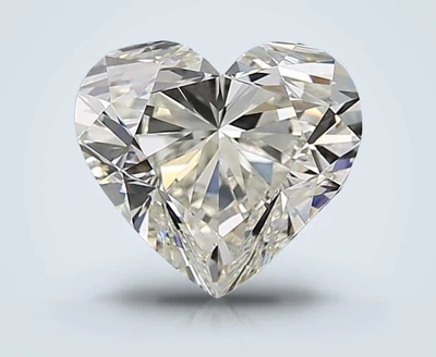 3.01ct H VVS1 Rare Carat Ideal Cut Heart Diamond
