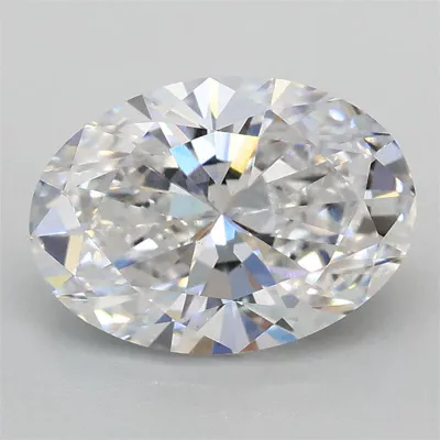 2.03ct D VS1 Rare Carat Ideal Cut Oval Lab Grown Diamond