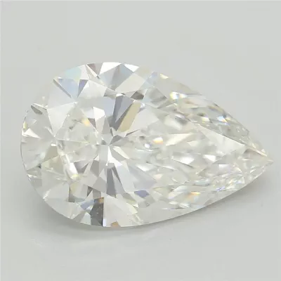 3.75ct E VS1 Rare Carat Ideal Cut Pear Lab Grown Diamond