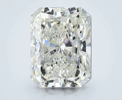 4.00ct J SI1 Rare Carat Ideal Cut Radiant Diamond