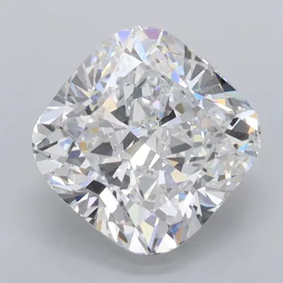 1.68ct D VVS1 Rare Carat Ideal Cut Cushion Lab Grown Diamond