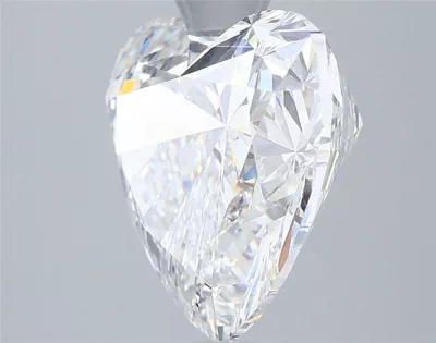 5.09ct F VS1 Rare Carat Ideal Cut Heart Lab Grown Diamond