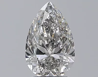 2.20ct F SI2 Rare Carat Ideal Cut Pear Diamond
