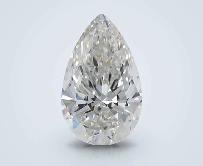 5.32ct F VS1 Rare Carat Ideal Cut Pear Lab Grown Diamond