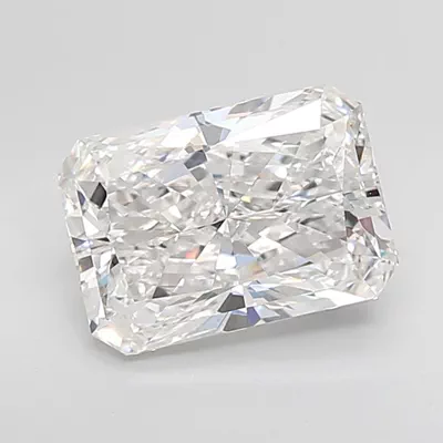 5.02ct E VS1 Rare Carat Ideal Cut Radiant Lab Grown Diamond