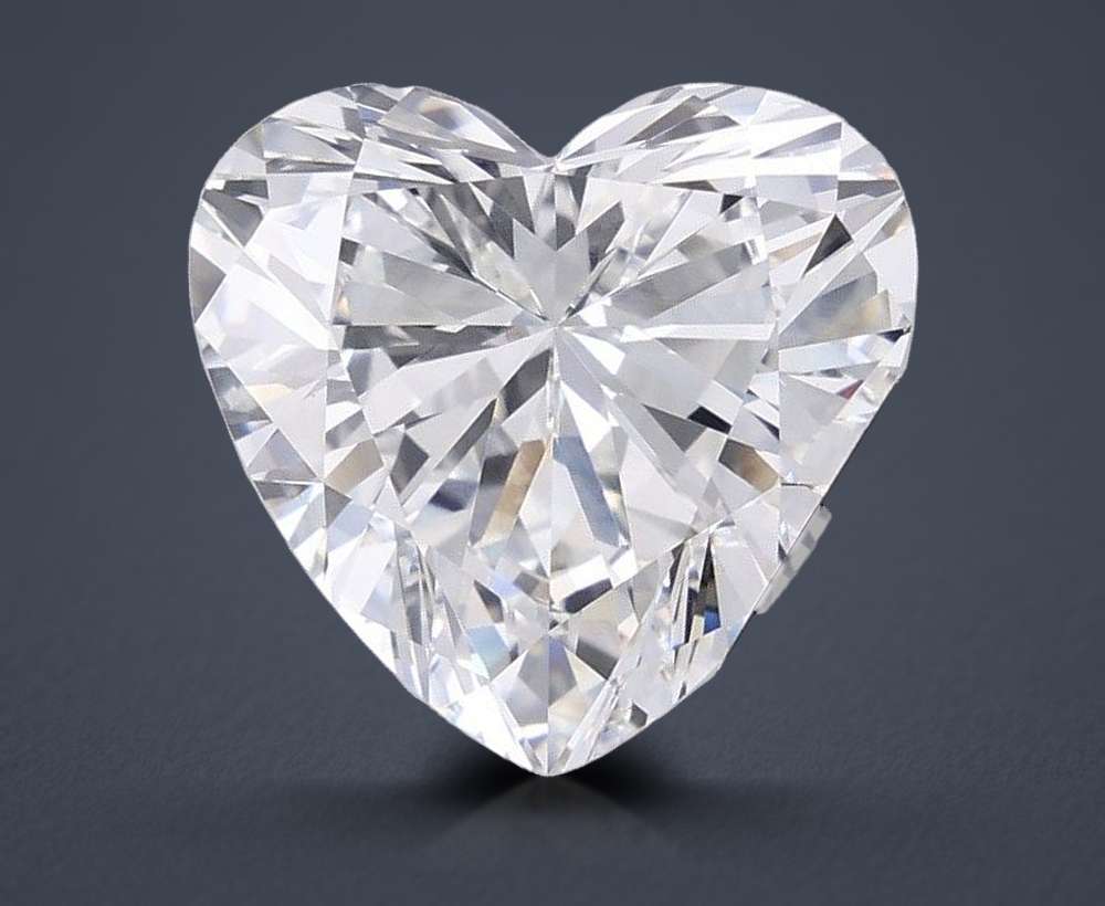 7.50ct F VS1 Rare Carat Ideal Cut Heart Lab Grown Diamond
