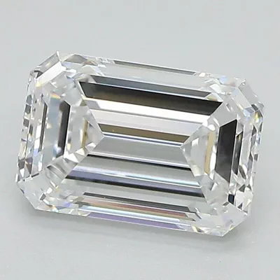 2.04ct D VS1 Very Good Cut Emerald Lab Grown Diamond