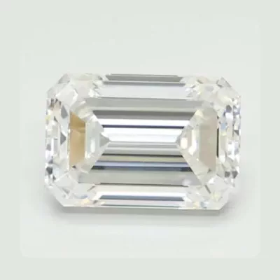 3.03ct E VS1 Rare Carat Ideal Cut Emerald Lab Grown Diamond