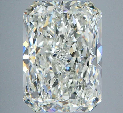 5.01ct J SI1 Rare Carat Ideal Cut Radiant Diamond