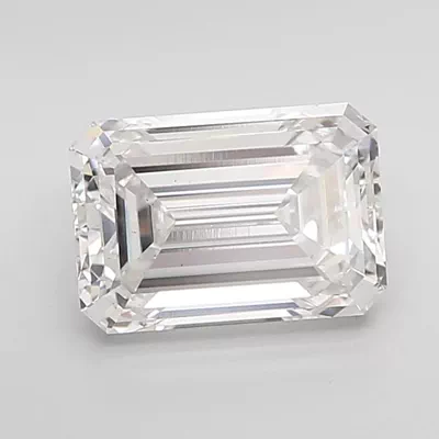 2.55ct E VS2 Excellent Cut Emerald Lab Grown Diamond