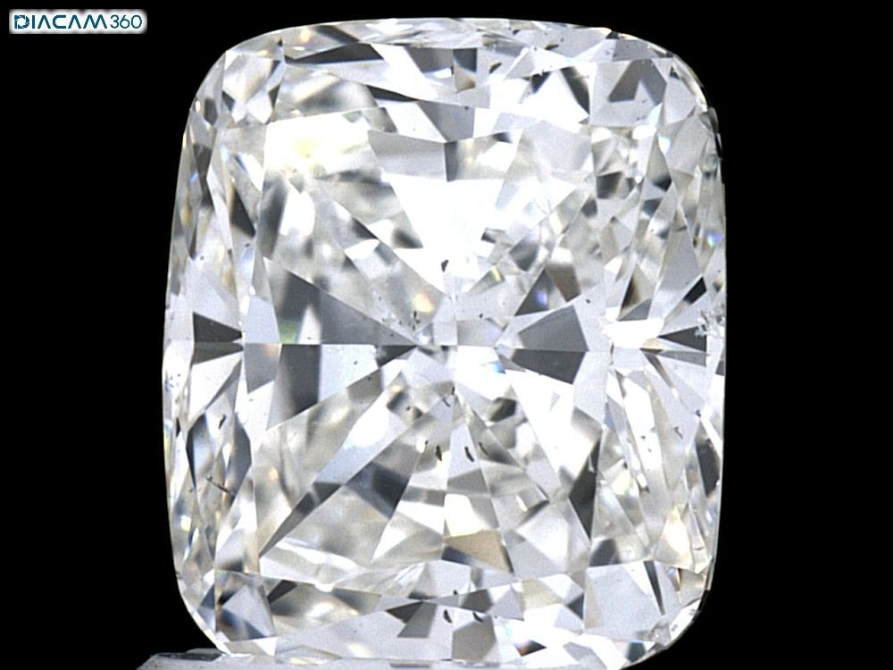 3.01ct J SI1 Very Good Cut Cushion Diamond