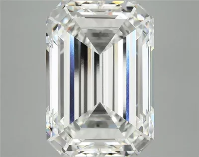12.32ct F VVS2 Rare Carat Ideal Cut Emerald Lab Grown Diamond