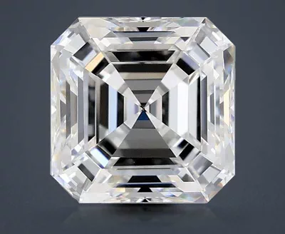 1.00ct E VS1 Rare Carat Ideal Cut Asscher Diamond