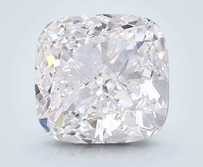 4.29ct E VVS2 Rare Carat Ideal Cut Cushion Lab Grown Diamond