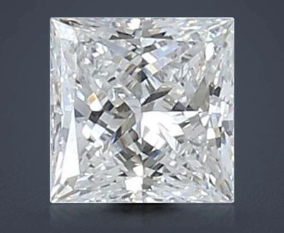 0.63ct D VVS1 Excellent Cut Princess Lab Grown Diamond