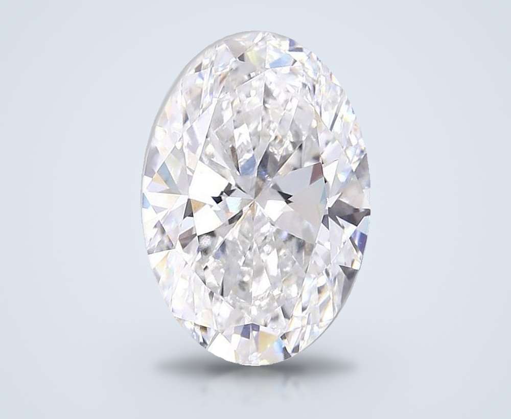 15.02ct F VVS2 Rare Carat Ideal Cut Oval Lab Grown Diamond
