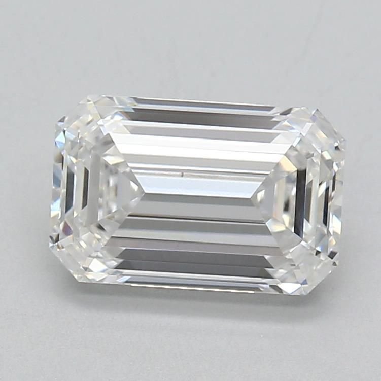 2.08ct E VS1 Rare Carat Ideal Cut Emerald Lab Grown Diamond