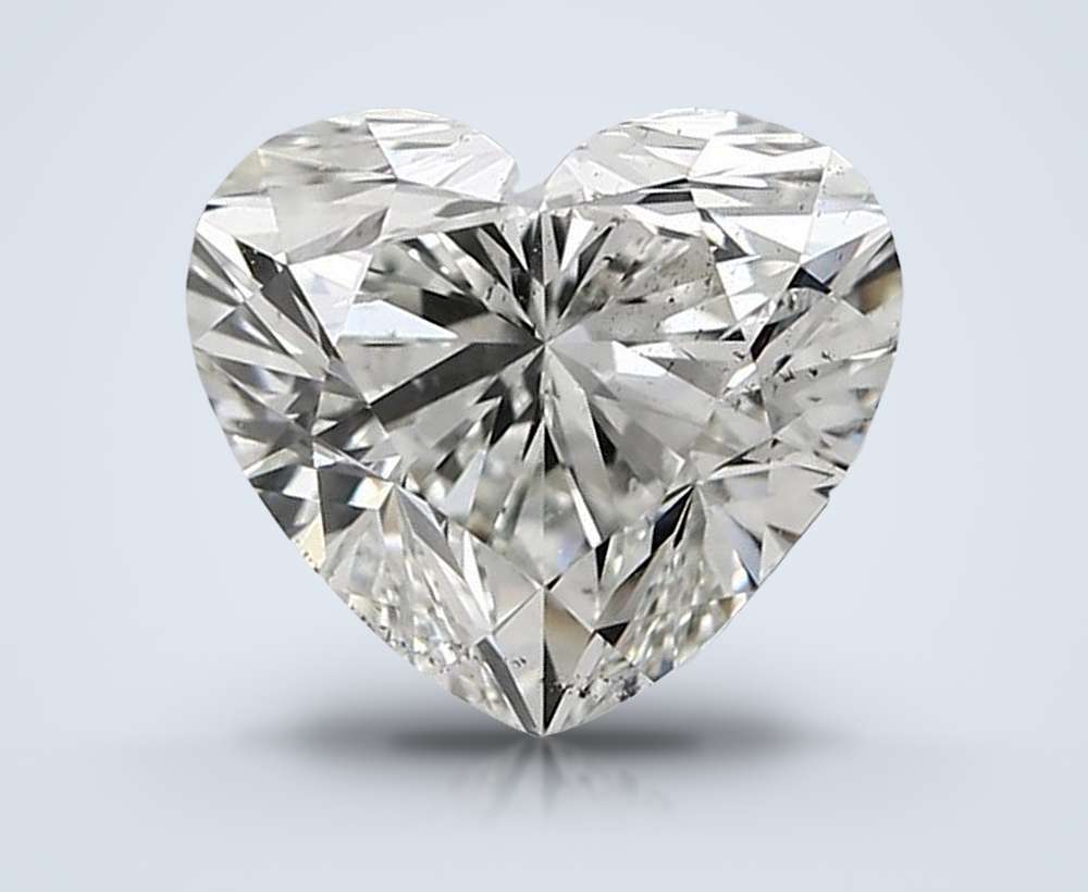 1.70ct J SI2 Rare Carat Ideal Cut Heart Diamond