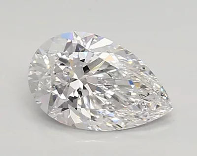 0.77ct D VVS2 Rare Carat Ideal Cut Pear Lab Grown Diamond