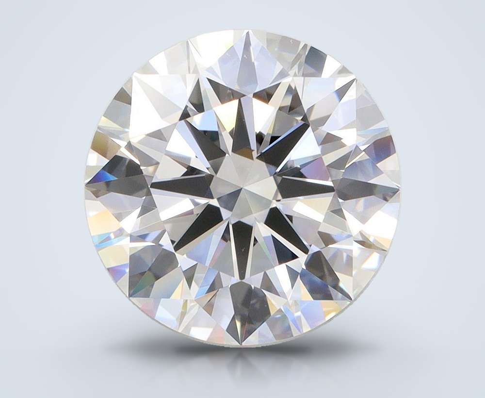 6.04ct F IF Rare Carat Ideal Cut Round Lab Grown Diamond