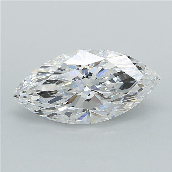 3.05ct E VVS2 Rare Carat Ideal Cut Marquise Lab Grown Diamond
