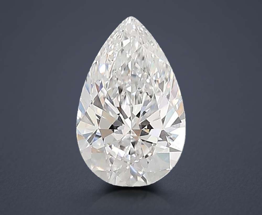 1.24ct D VVS1 Rare Carat Ideal Cut Pear Lab Grown Diamond