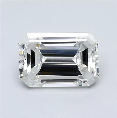 3.13ct H VS2 Very Good Cut Emerald Diamond