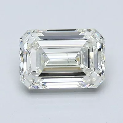 1.05ct J VS2 Rare Carat Ideal Cut Emerald Diamond