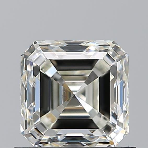 0.91ct K VS1 Rare Carat Ideal Cut Asscher Diamond