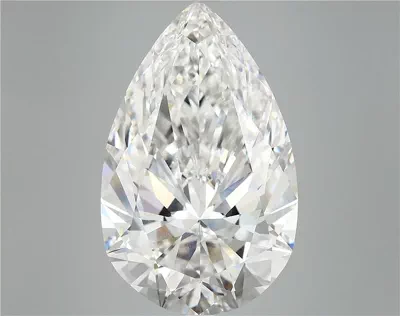 12.14ct E VVS2 Rare Carat Ideal Cut Pear Lab Grown Diamond