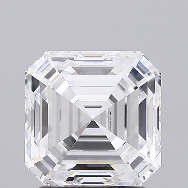 2.06ct D VVS2 Rare Carat Ideal Cut Asscher Lab Grown Diamond