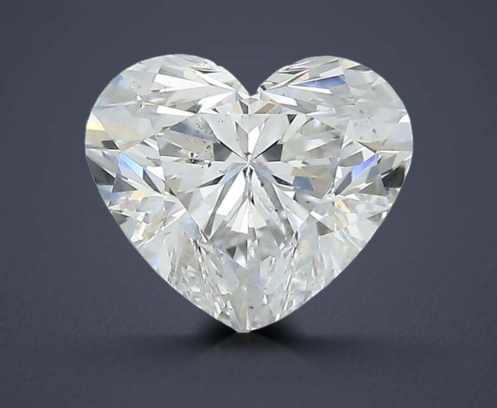 1.09ct E SI2 Rare Carat Ideal Cut Heart Diamond
