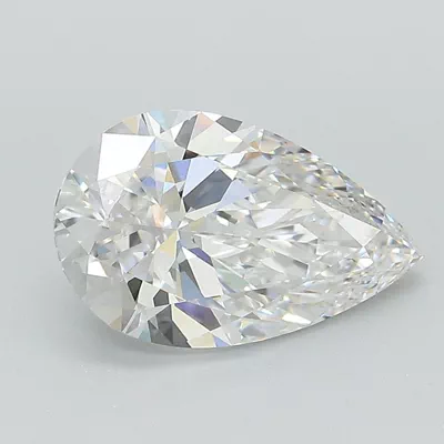 2.53ct D VS1 Rare Carat Ideal Cut Pear Lab Grown Diamond