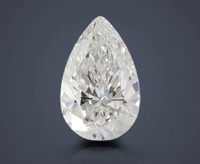2.51ct E VS2 Rare Carat Ideal Cut Pear Lab Grown Diamond