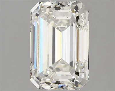 2.11ct H VS1 Excellent Cut Emerald Lab Grown Diamond