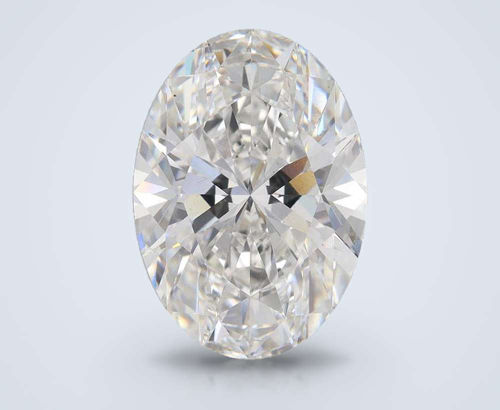 10.59ct F VS2 Rare Carat Ideal Cut Oval Lab Grown Diamond