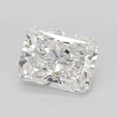 5.07ct E VVS2 Rare Carat Ideal Cut Radiant Lab Grown Diamond