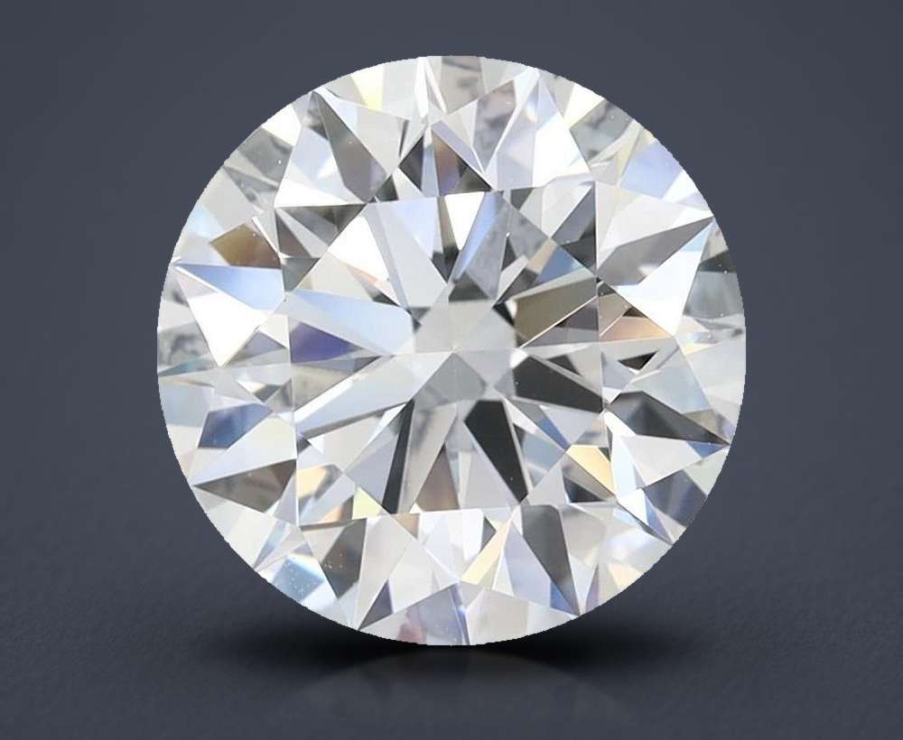 2.77ct D VVS1 Rare Carat Ideal Cut Round Lab Grown Diamond