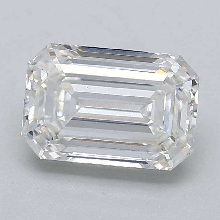 2.07ct E VS1 Rare Carat Ideal Cut Emerald Lab Grown Diamond