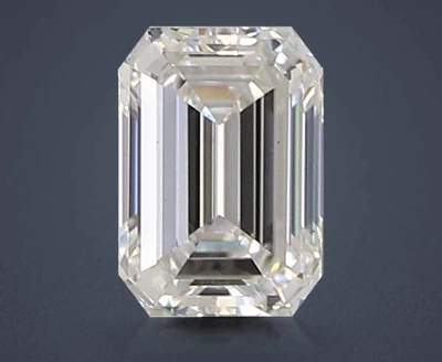 1.24ct E VS1 Rare Carat Ideal Cut Emerald Lab Grown Diamond