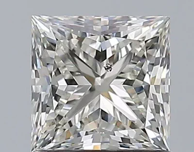 0.98ct K SI1 Rare Carat Ideal Cut Princess Diamond