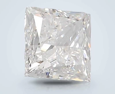 4.56ct D VVS2 Rare Carat Ideal Cut Princess Lab Grown Diamond