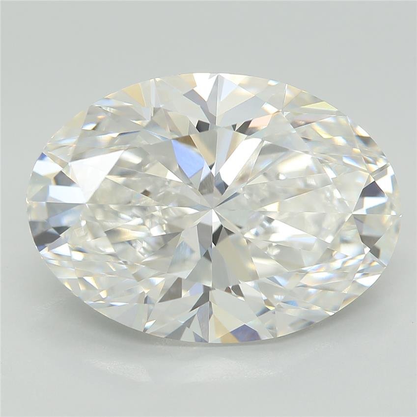 5.49ct E VVS2 Rare Carat Ideal Cut Oval Lab Grown Diamond